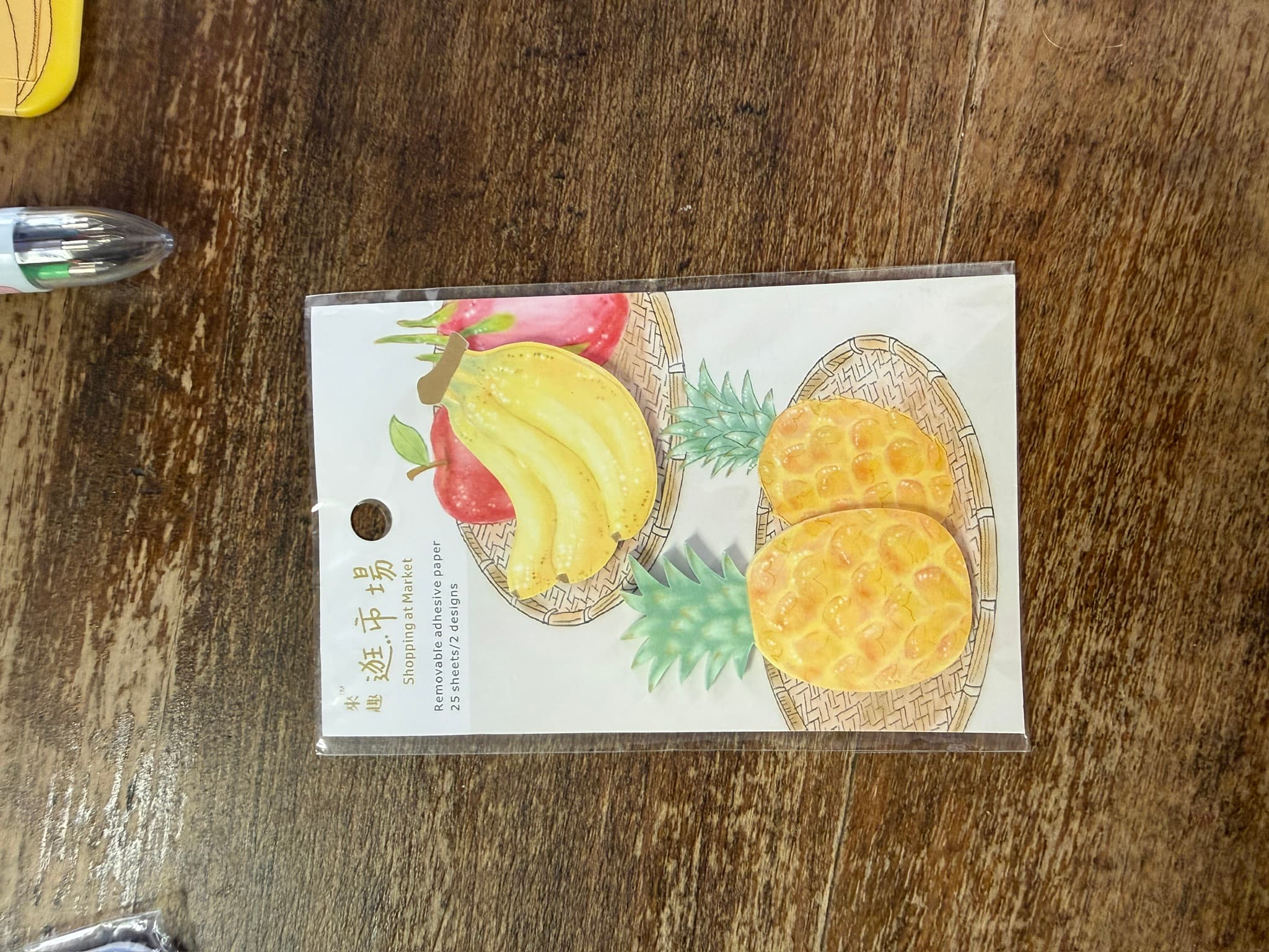 Stickers repositionnables fruits
